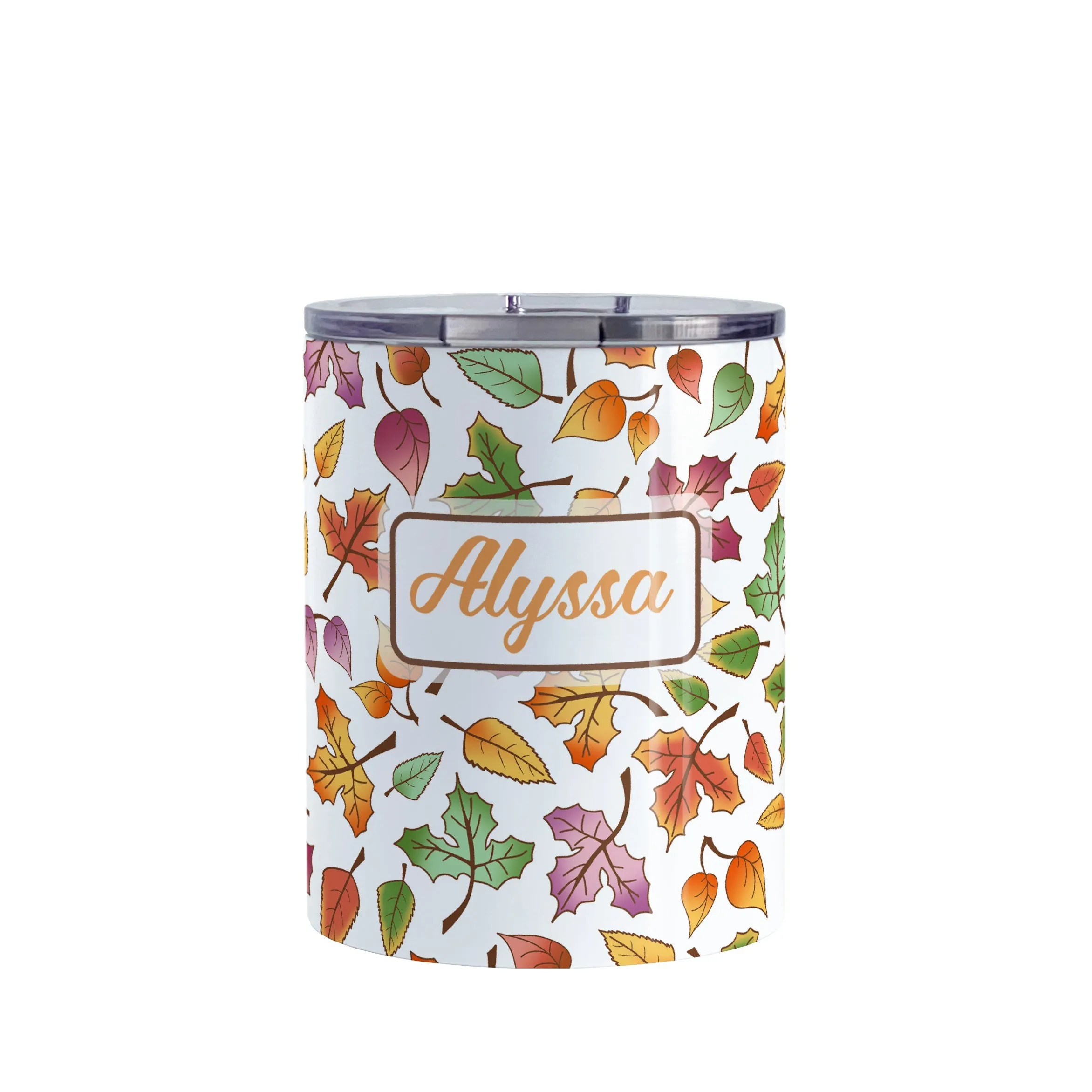 Personalized Changing Leaves Fall Tumbler Cup