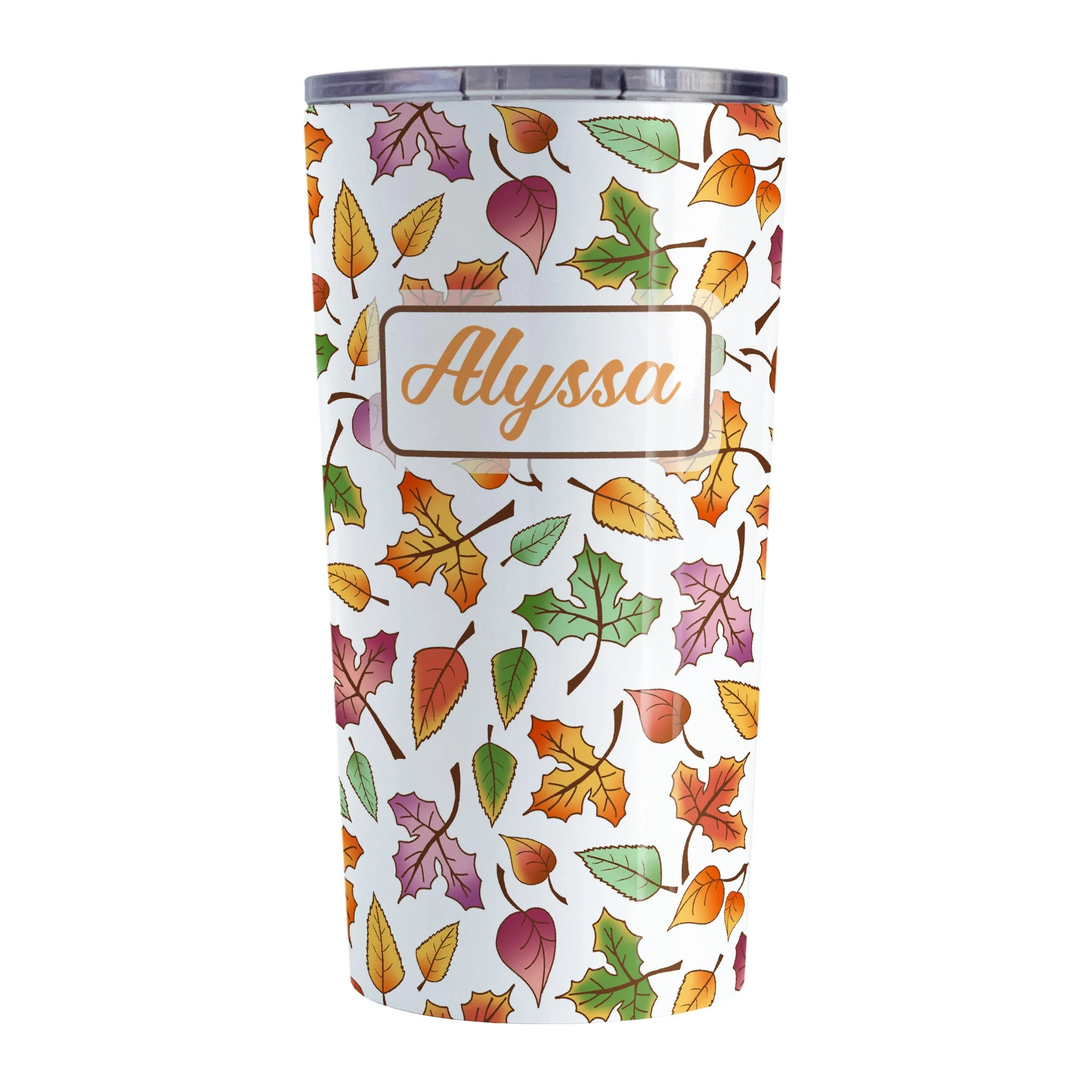 Personalized Changing Leaves Fall Tumbler Cup