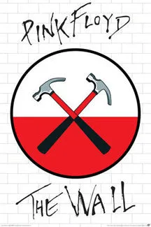 Pink Floyd "The Wall" Logo Poster - Aquarius