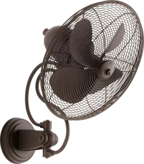 Quorum Piazza 94144-86 Patio Fan - Oiled Bronze