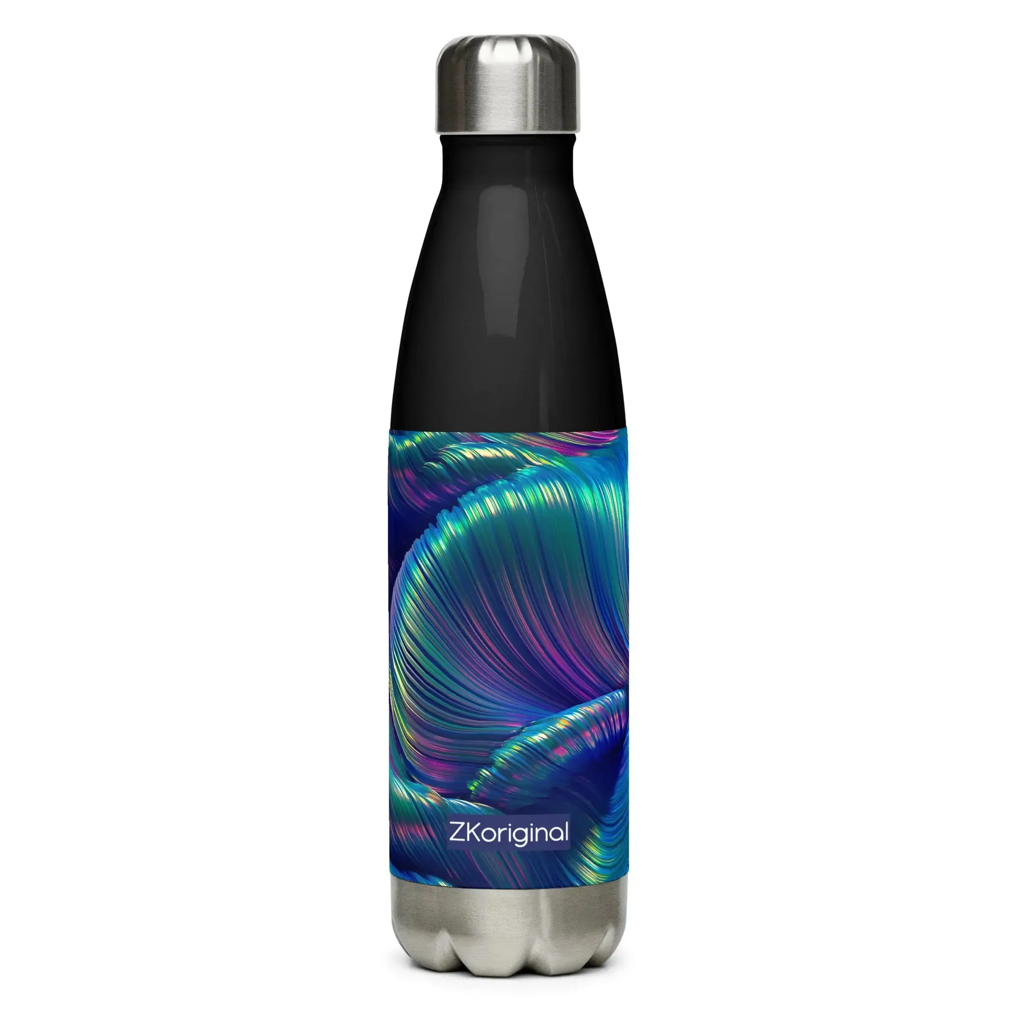 "Iridescent Wave" Collection - Stainless Steel Water Bottle