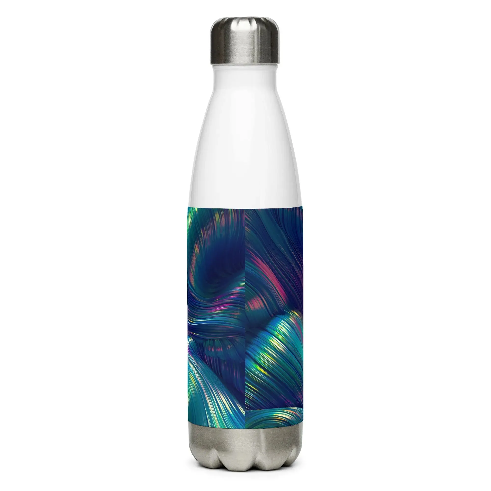 "Iridescent Wave" Collection - Stainless Steel Water Bottle