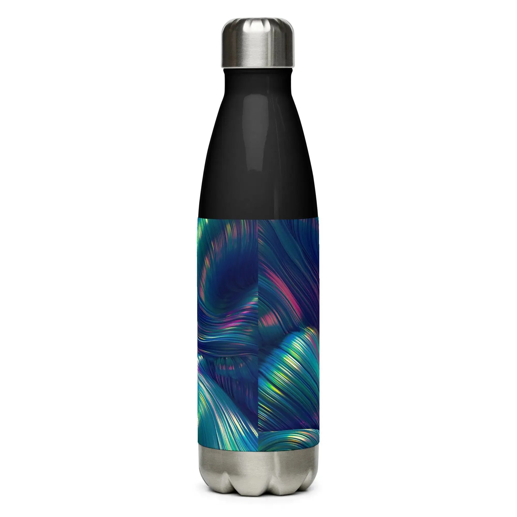 "Iridescent Wave" Collection - Stainless Steel Water Bottle