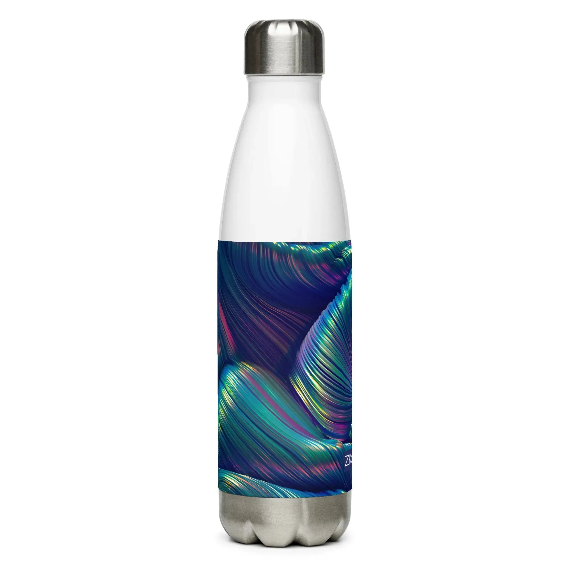 "Iridescent Wave" Collection - Stainless Steel Water Bottle