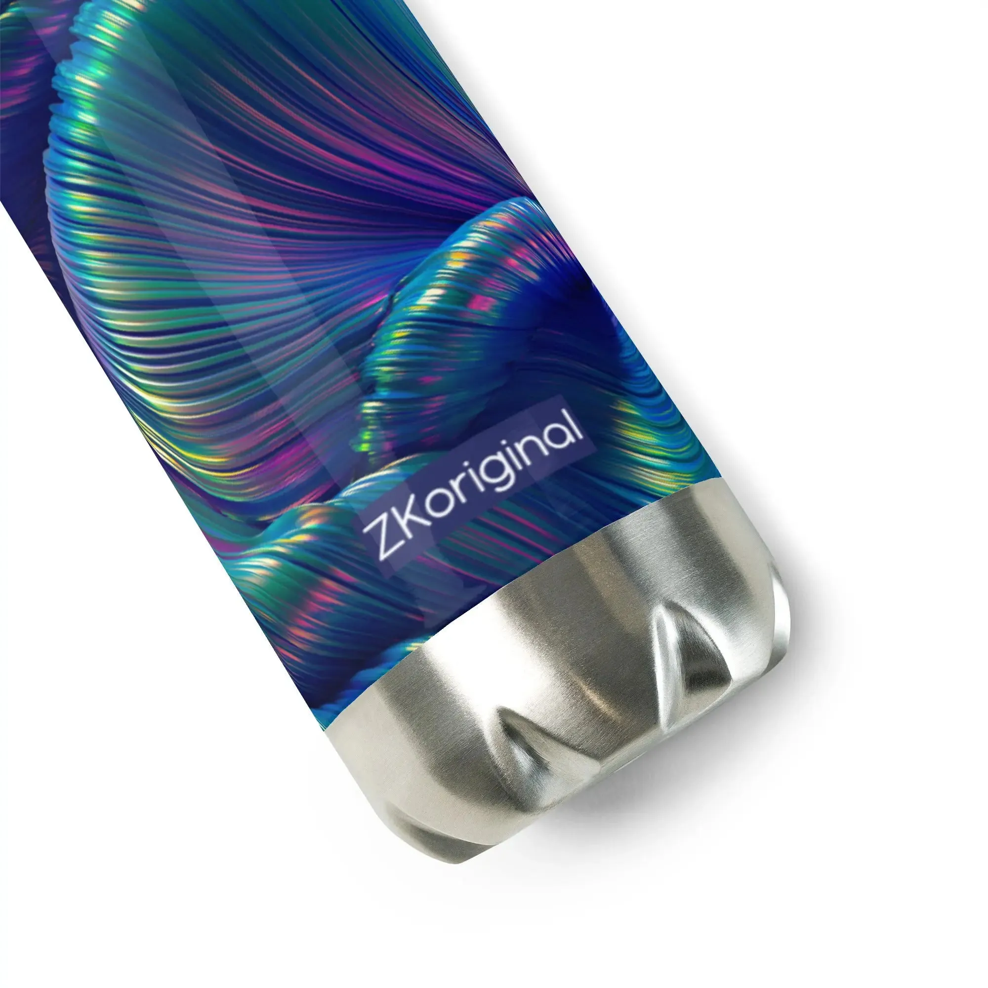 "Iridescent Wave" Collection - Stainless Steel Water Bottle