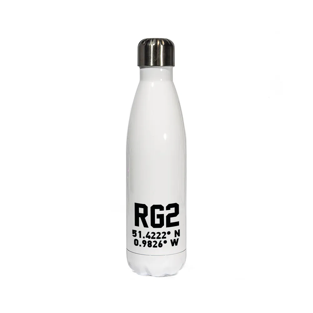 Reading Coordinates Water Bottle