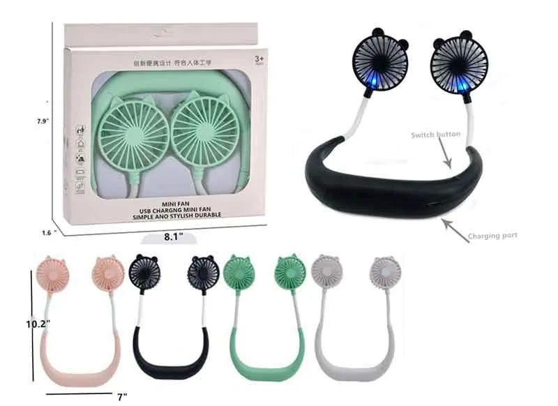 Rechargeable Neck Mini Fans Wholesale