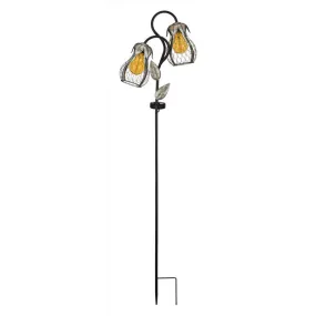 Regal Art & Gift Multicolored Glass/Metal 36 in. H Tulip Solar Garden Stake