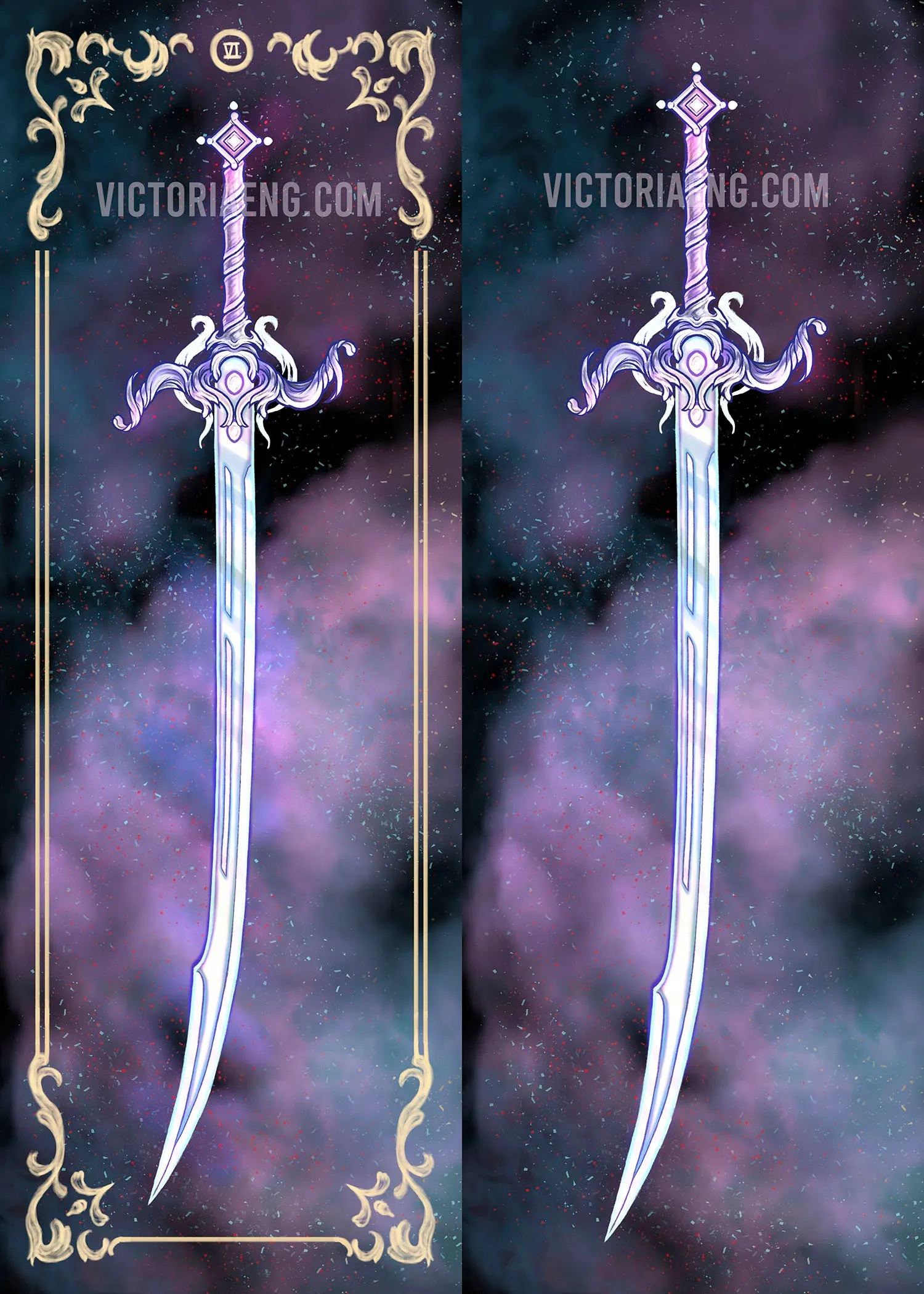 Shardblade Glossy Bookmarks 12 Collection Set, Stormlight Archive