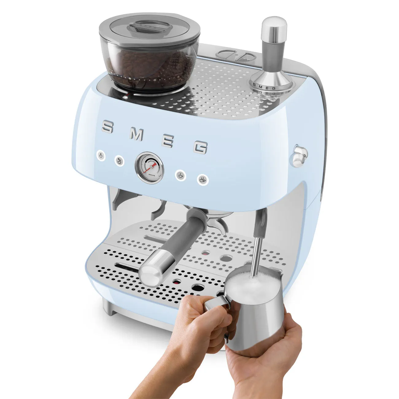 Smeg Manual Espresso Machine W/ Built-in Grinder