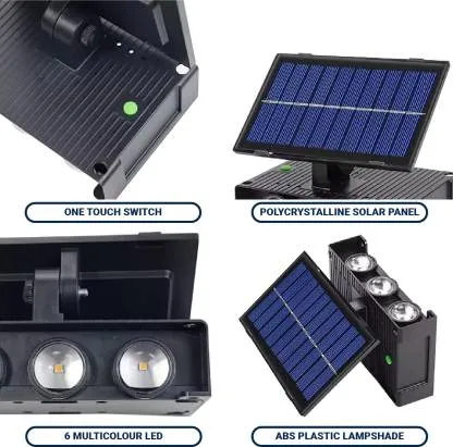 Solar LED Decoration Outdoor Wall Lamp