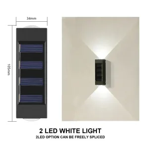 Solar-Powered Up & Down Garden Light