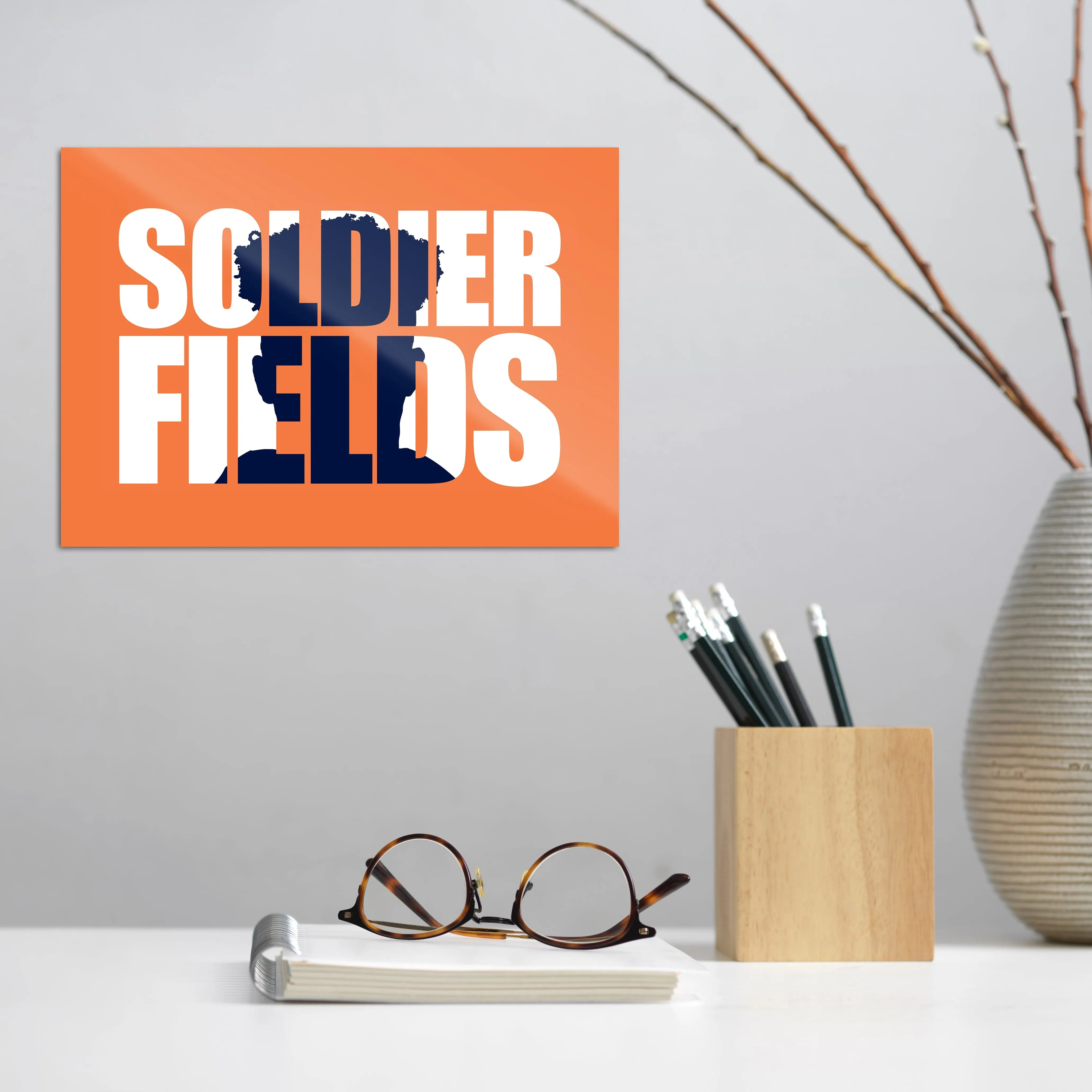 Soldier Fields - Fantasy Football Metal Wall Art