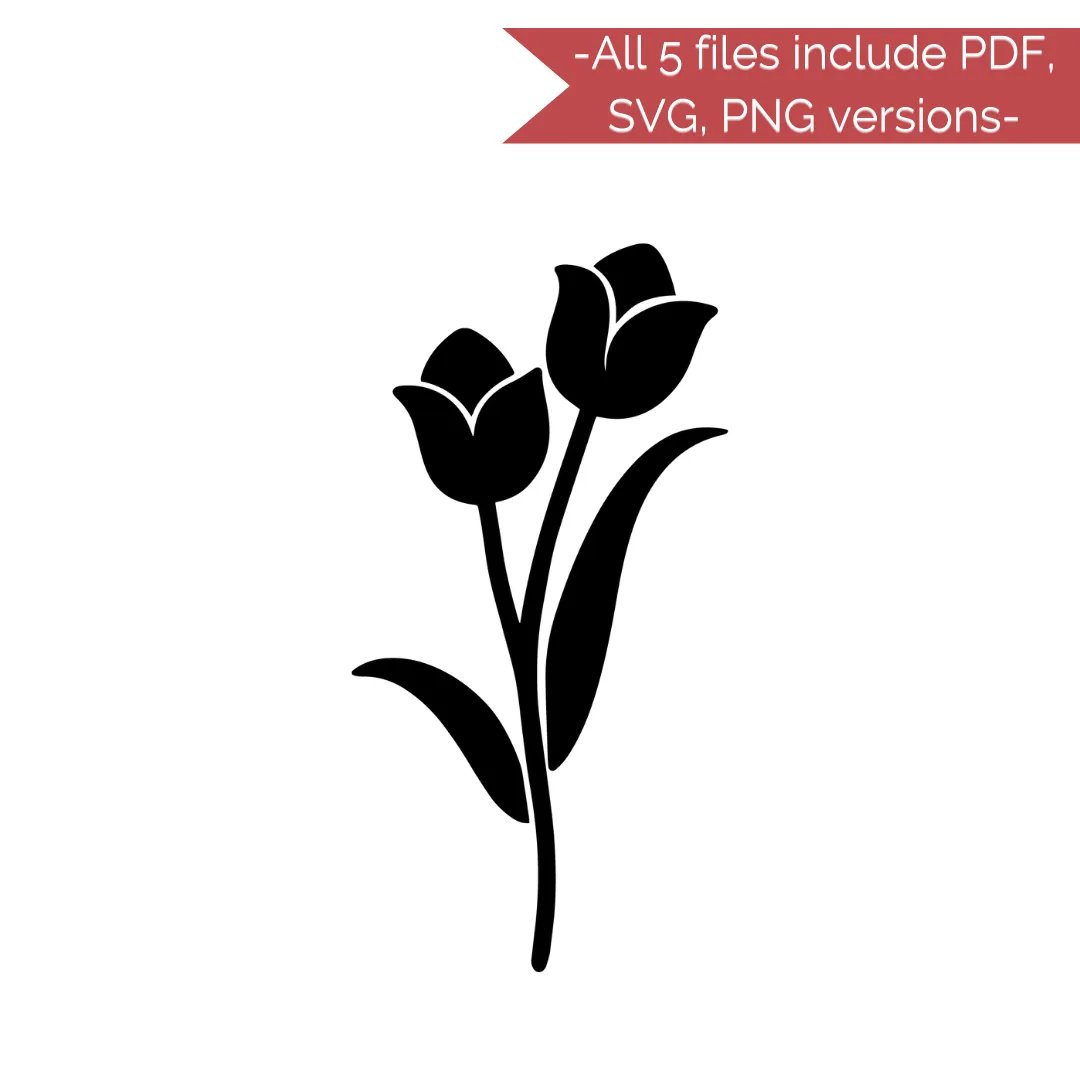 Spring Stencil Cut Files! 2021 [AI SVG PNG DXF]