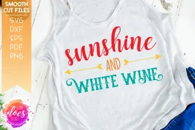 Sunshine and White Wine - SVG File