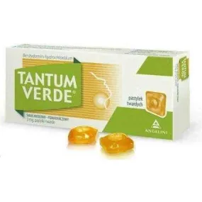 TANTUM VERDE lozenges taste honey-orange, after tooth extraction, mouth ulcer