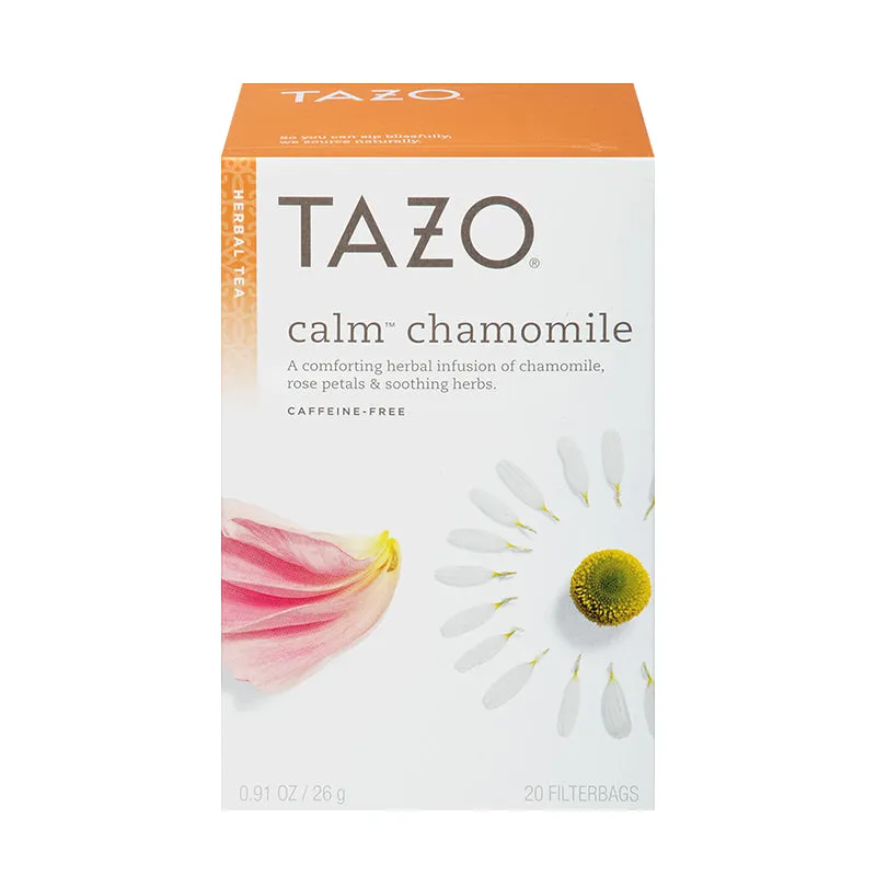 Tazo Calm Chamomile Filterbag Tea 20 Count