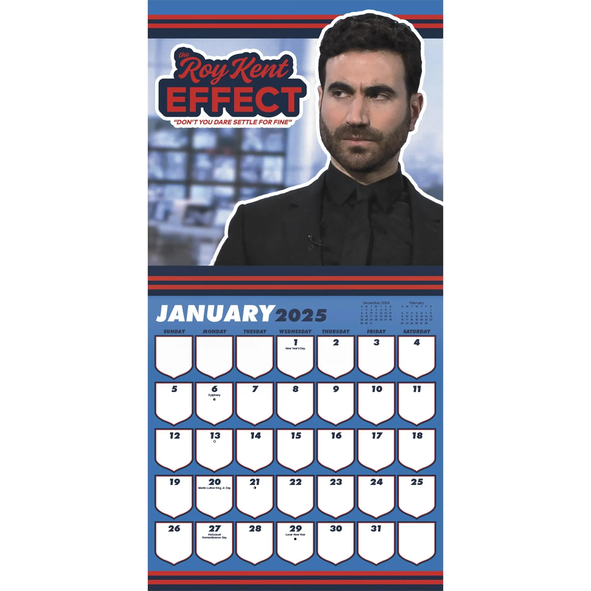 Ted Lasso Wall 2025 Calendar