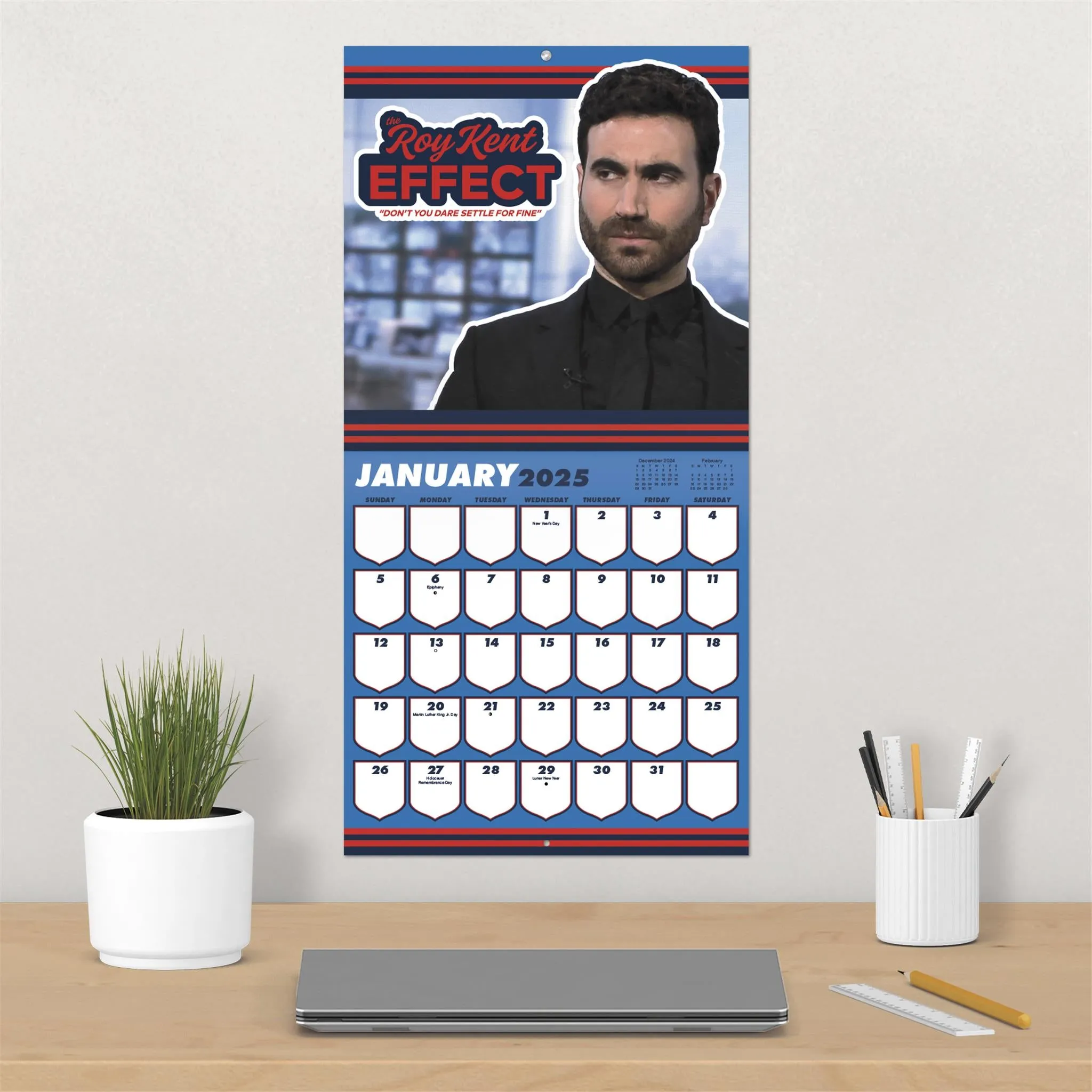 Ted Lasso Wall 2025 Calendar