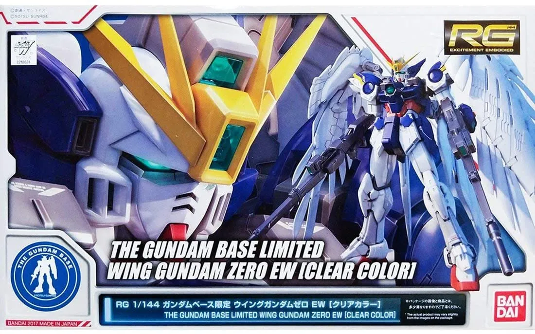 (THE GUNDAM BASE LIMITED) GUNDAM - RG 1/144 WING GUNDAM ZERO EW [CLEAR COLOR]