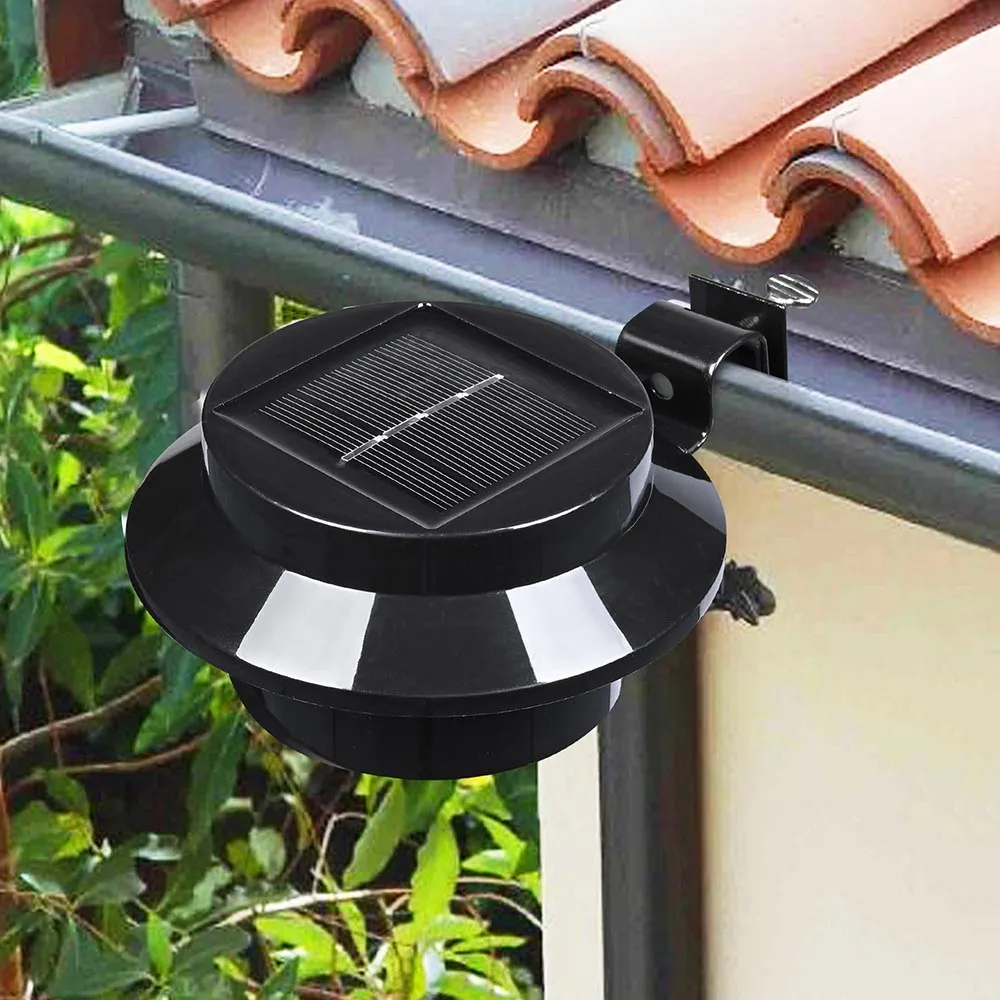 TheLAShop Solar Powered Door Gutter Safety LED Lighting w/ Bracket