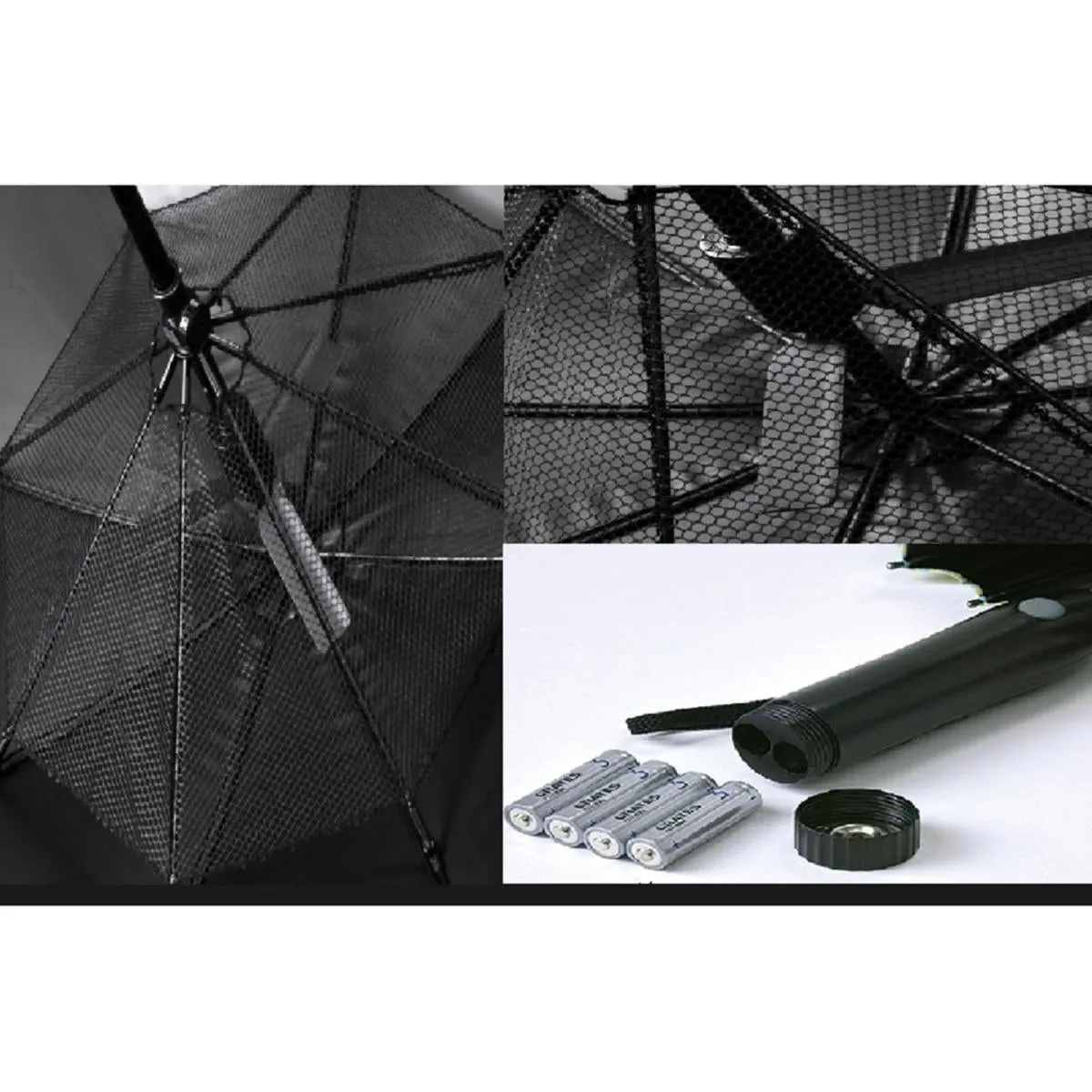 Time Concept Fun Fan Parasol Umbrella - 40 Inch