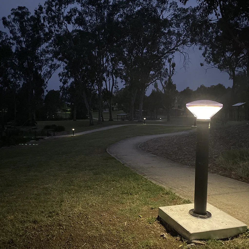 Vandal Resistant Solar Bollard Light, 560 Lumens, 6.3W, 5000K CCT