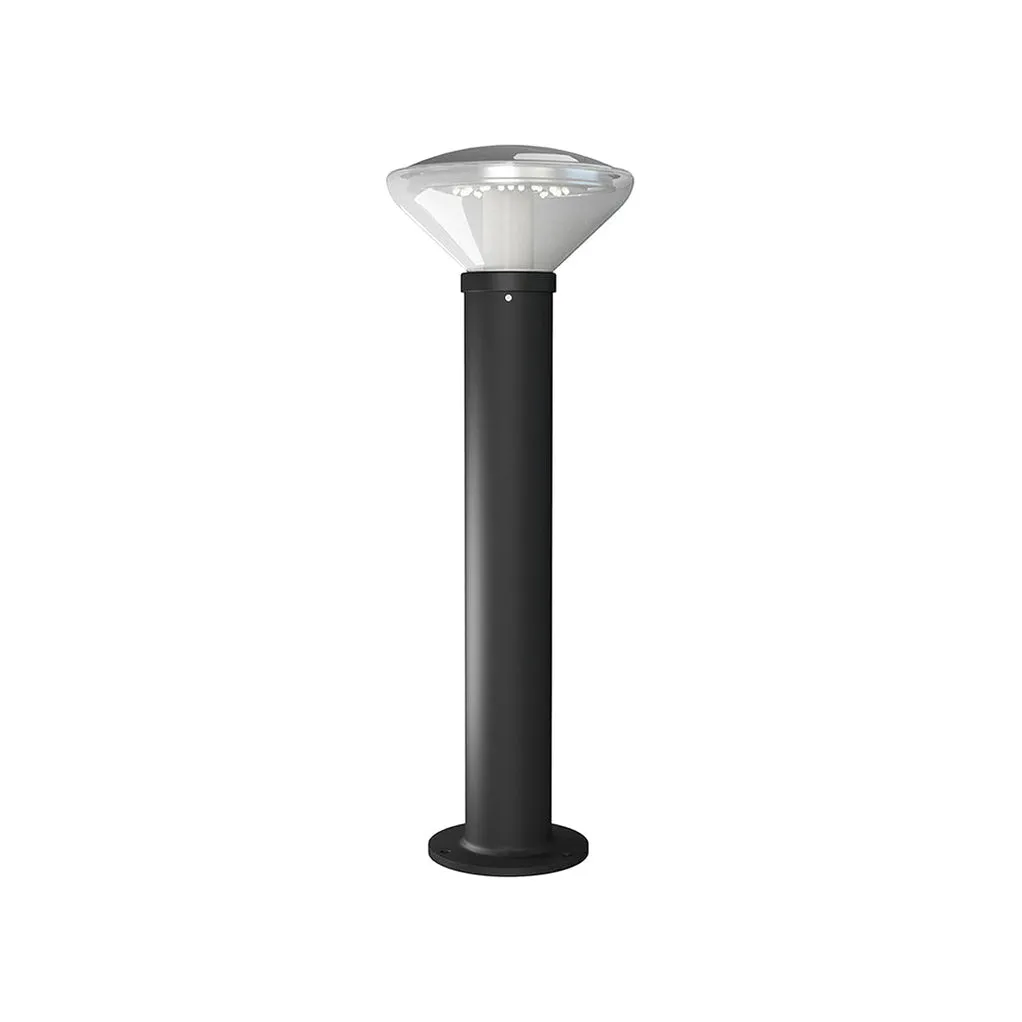 Vandal Resistant Solar Bollard Light, 560 Lumens, 6.3W, 5000K CCT