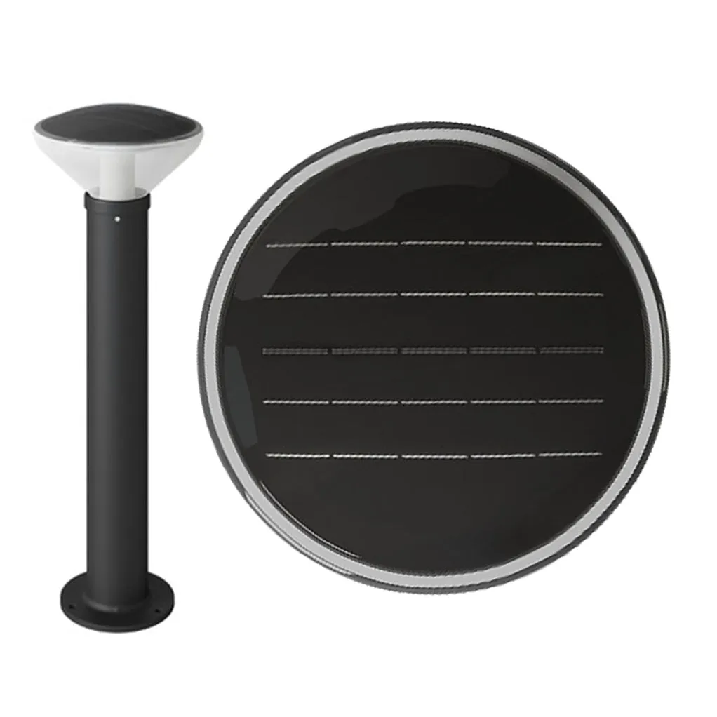 Vandal Resistant Solar Bollard Light, 560 Lumens, 6.3W, 5000K CCT