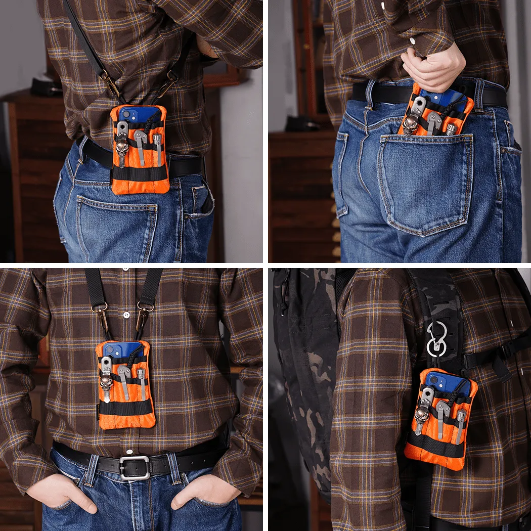 VE1-P EDC Tool Organizer Pouch with Velcro for Patches