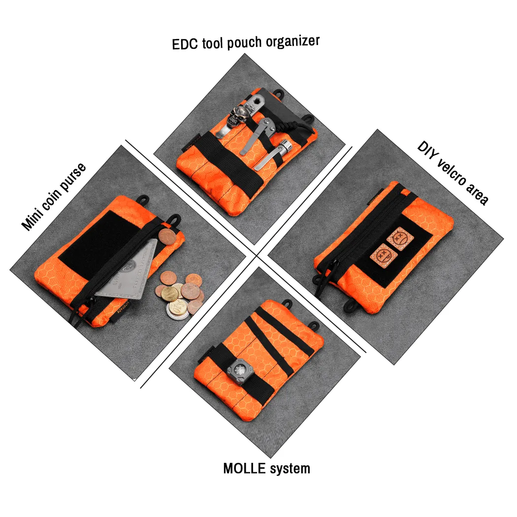 VE1-P EDC Tool Organizer Pouch with Velcro for Patches