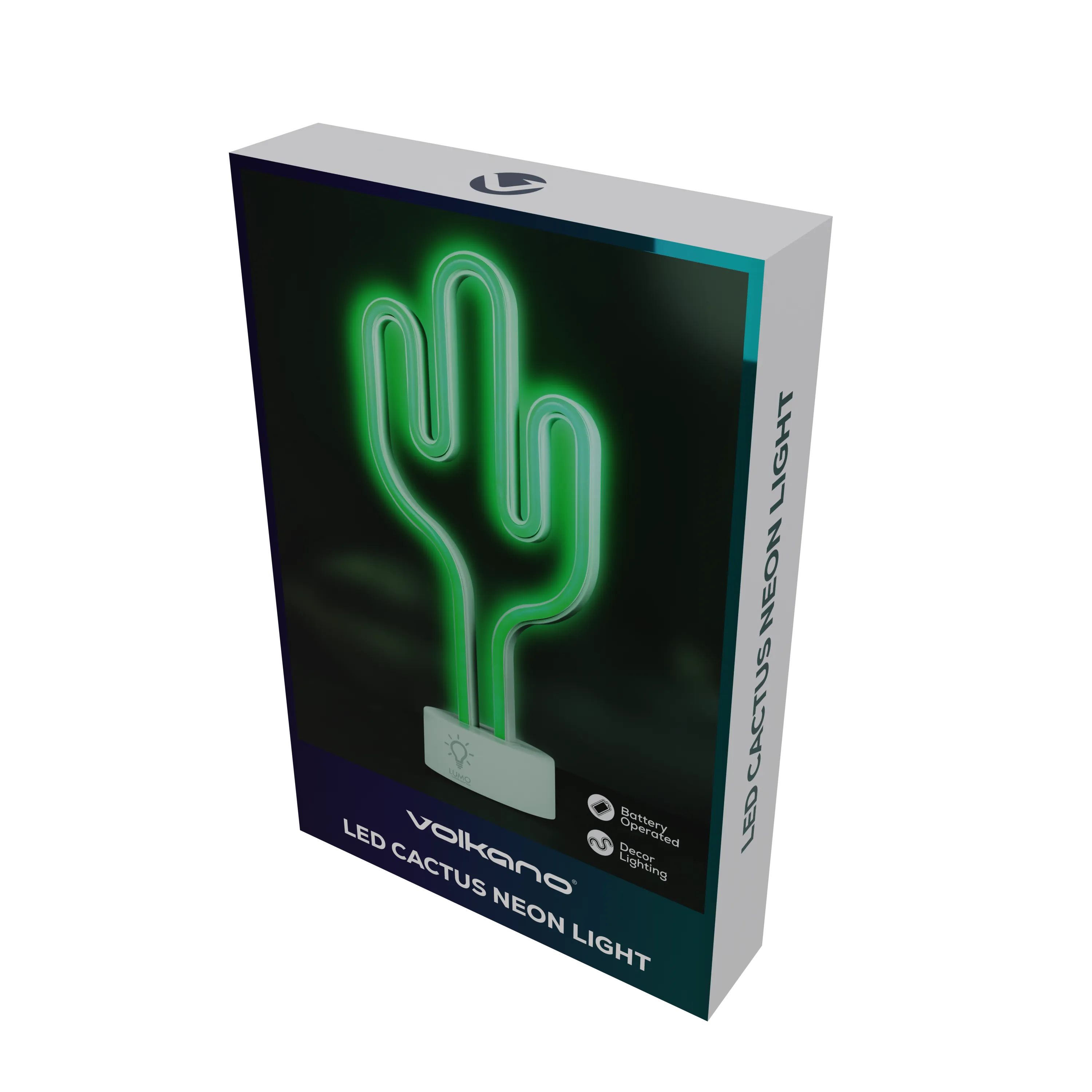 Volkano Lumo Neon Series LED Neon Light - Cactus.