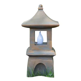 Vp Home Pagoda Solar Powered Led Outdoor Decor Garden Light