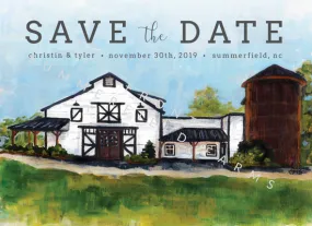 Watercolor Save Date File