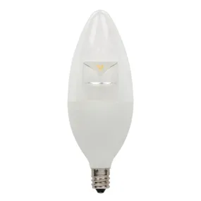 Westinghouse 5313000 6.5 Watt LED B13 Decorative Dimmable - 2700 Kelvin - Warm White - 500 Lumens - E12-Candelabra Base - 120 Volt - Hanging Box