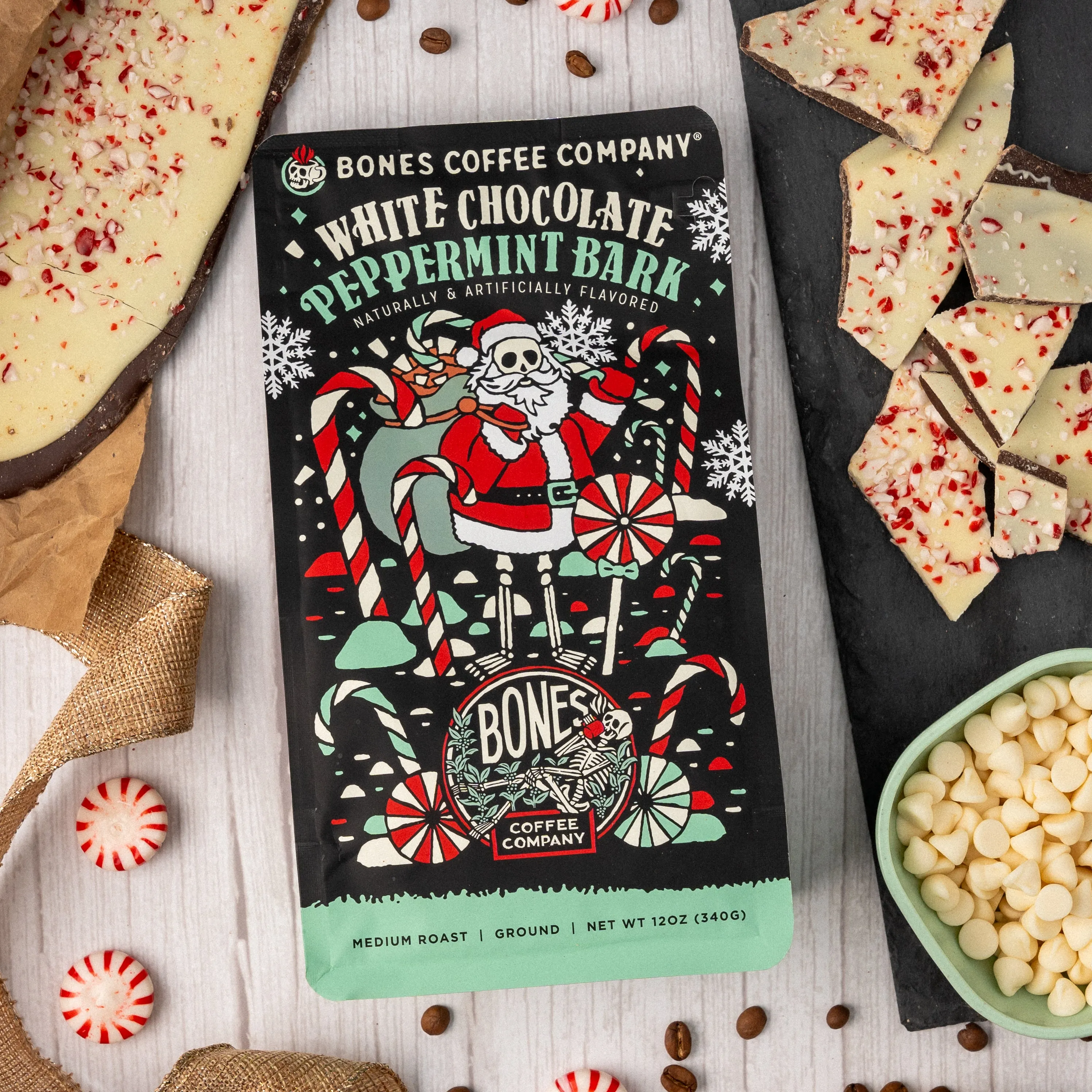 White Chocolate Peppermint Bark | 12oz