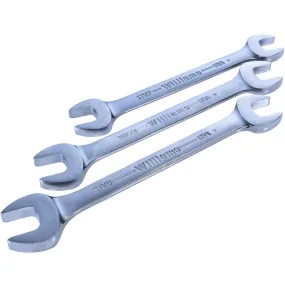 Williams Double Open End Chrome Wrench Set