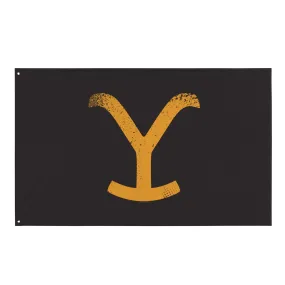 Yellowstone Y Logo Flag