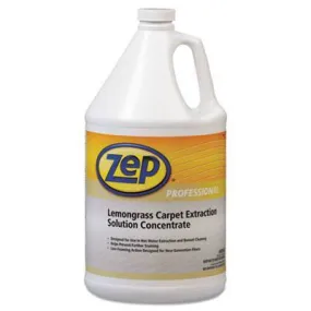 Zep® Professional Lemongrass Carpet Extraction Solution Concentrate (1 Gallon Bottles) - Case of 4